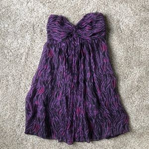 Express strapless dress